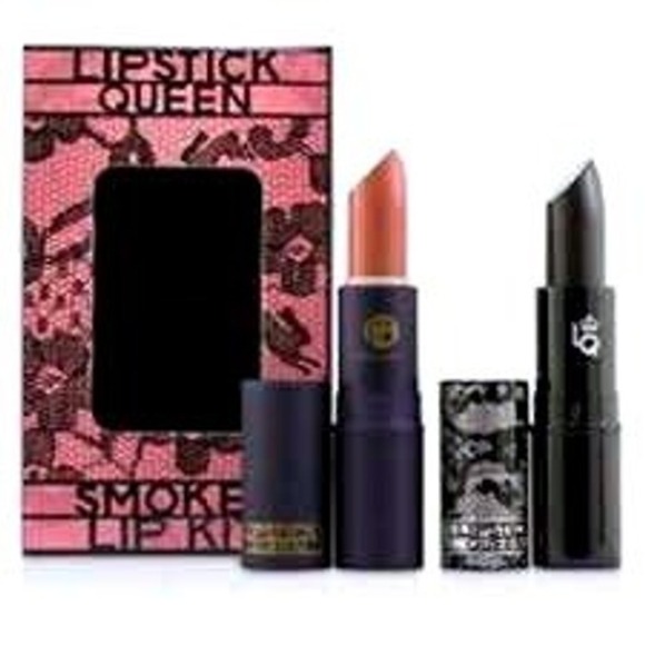 Lipstick Queen Other - Lipstick Queen Smokey Lip Kit Black Lace Rabbit Bright Natural Sinner NIB New